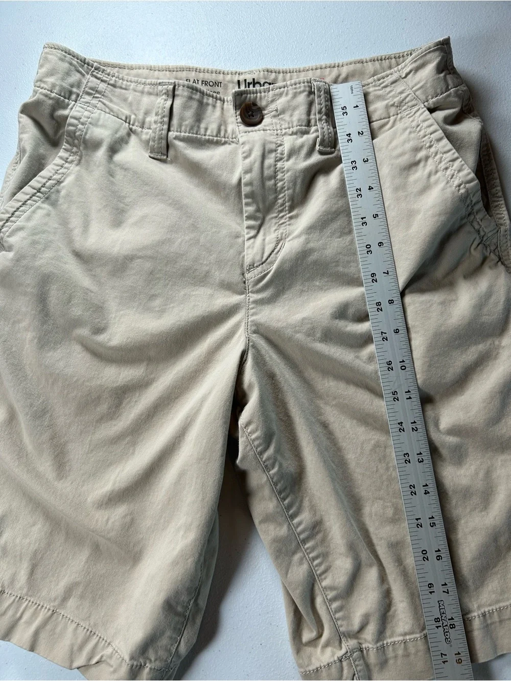 Urban Pipeline Super Flex Flat Front Chino Shorts Lot 2pc Men 30 Khaki Coral